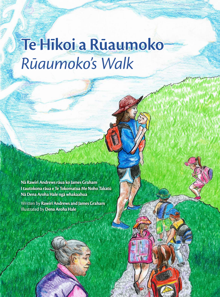 Ruaumoko walk Eng and Maori thumb